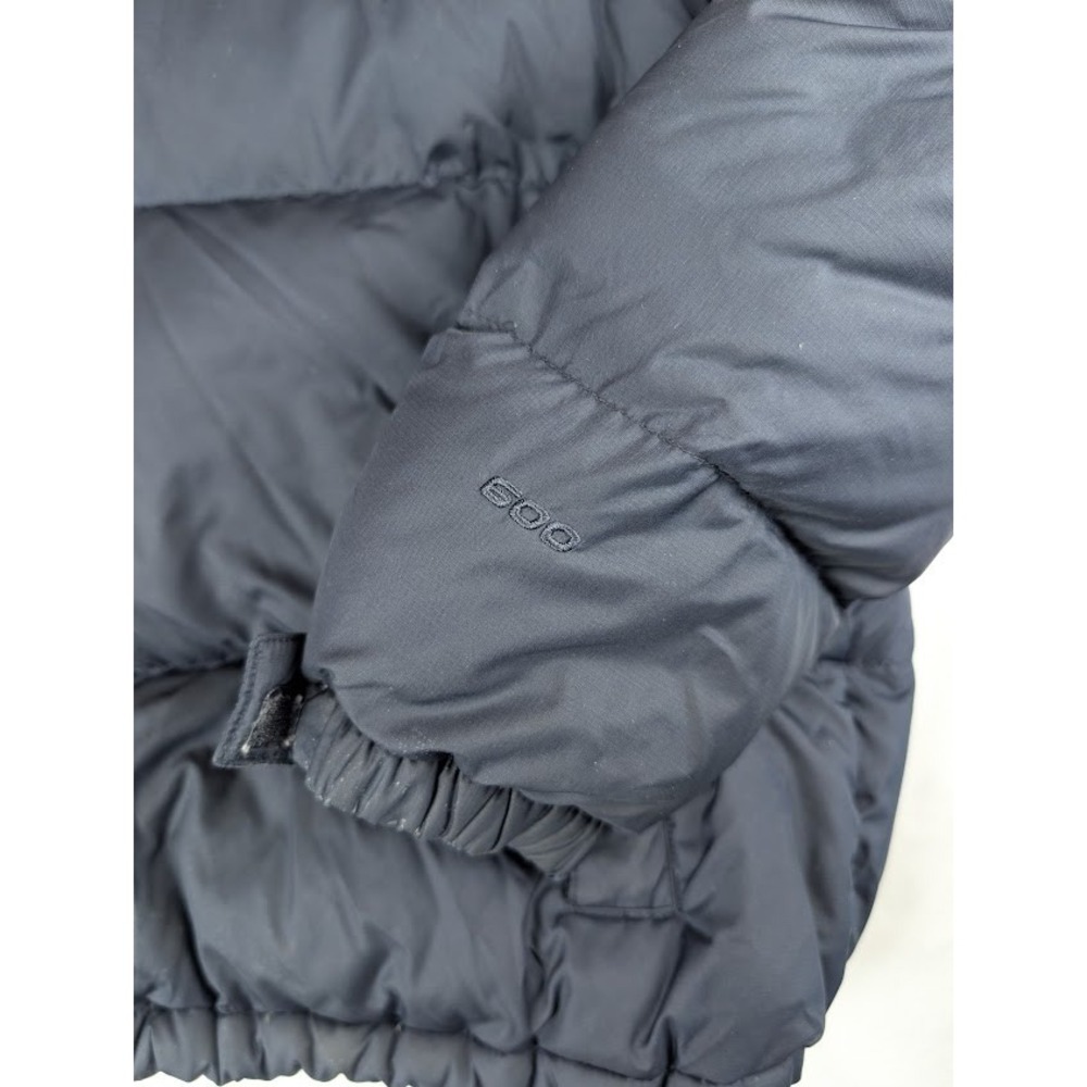 The North Face Nuptse 600 Fill Down Puffer Jacket Women's XL Dark Navy Hooded - Picture 4 of 16